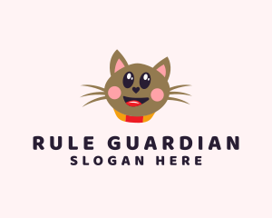 Pet Cat Veterinarian  logo design