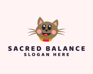 Pet Cat Veterinarian  logo design