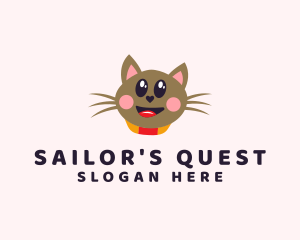 Pet Cat Veterinarian  logo design