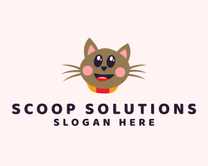 Pet Cat Veterinarian  logo design