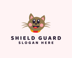 Pet Cat Veterinarian  logo design