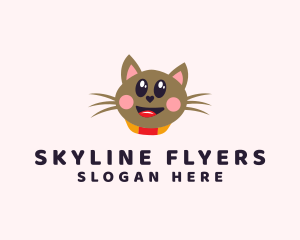 Pet Cat Veterinarian  logo design