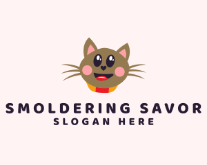 Pet Cat Veterinarian  logo design