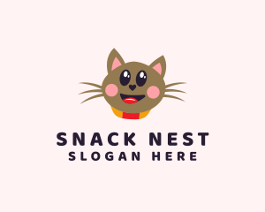 Pet Cat Veterinarian  logo design