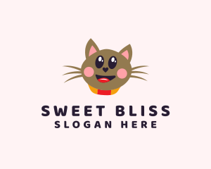 Pet Cat Veterinarian  logo design