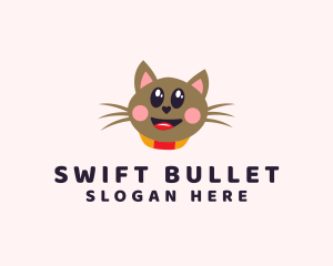 Pet Cat Veterinarian  logo design