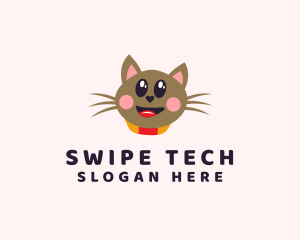 Pet Cat Veterinarian  logo design