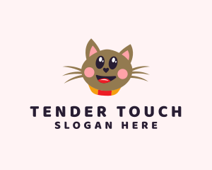 Pet Cat Veterinarian  logo design