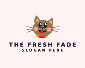 Pet Cat Veterinarian  logo design