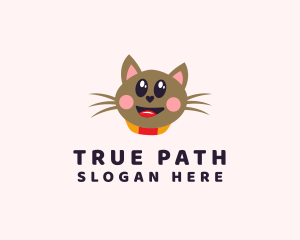 Pet Cat Veterinarian  logo design