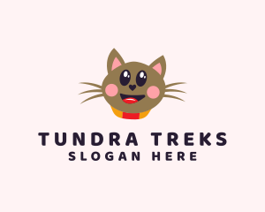 Pet Cat Veterinarian  logo design