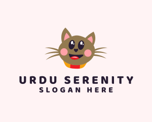 Pet Cat Veterinarian  logo design