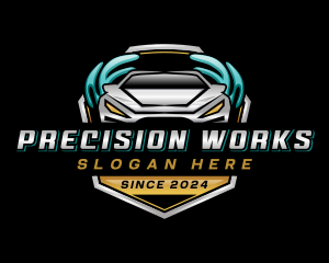 Car Wash Detailing logo design