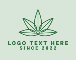 Natural Cannabis Heart logo