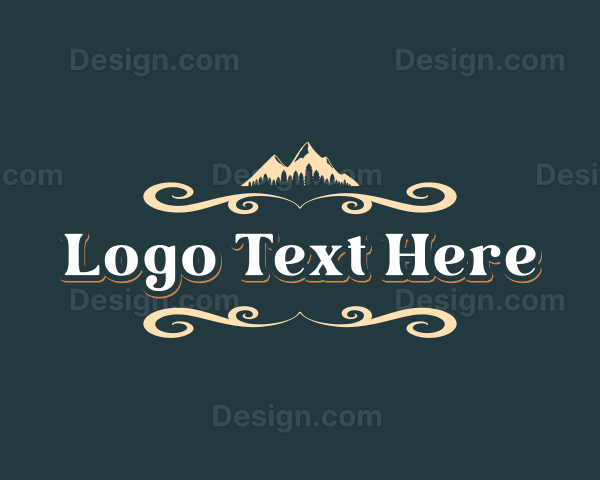 Outdoor Mountain Forest Logo