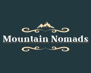 Outdoor Mountain Forest logo design