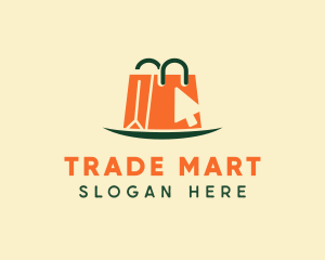 Paper Shopping Bag logo design