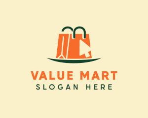 Paper Shopping Bag logo design