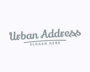 Generic Urban Script logo design