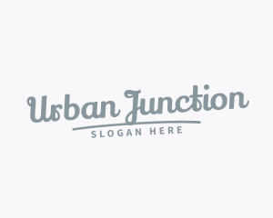 Generic Urban Script logo design