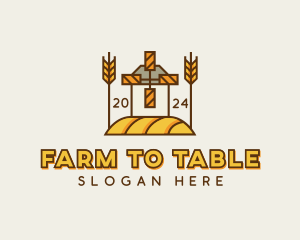 Wheat Farm Windmill logo