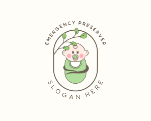 Child Baby Cocoon logo design