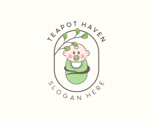 Child Baby Cocoon logo design