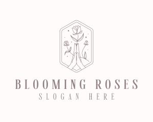 Florist Rose Salon logo design