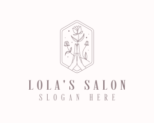 Florist Rose Salon logo design