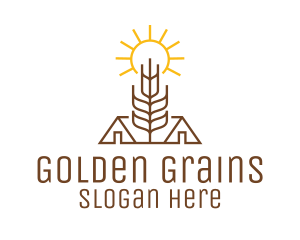 Monoline Wheat Barn logo
