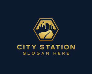 City Highway Road logo design