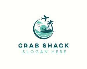 Tropical Island Travel logo design