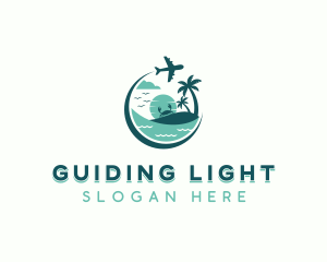 Tropical Island Travel logo design