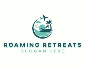 Tropical Island Travel logo design