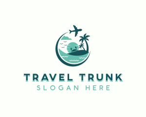 Tropical Island Travel logo design