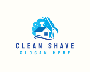 Home Sanitation Cleaning logo design