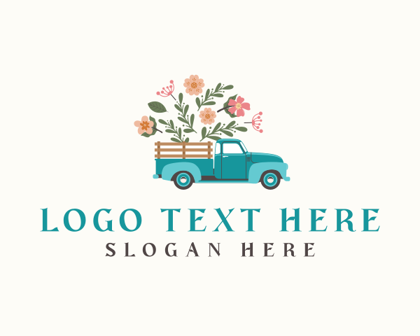 Flower Farm logo example 4