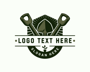 Shovel Gardening Tool logo