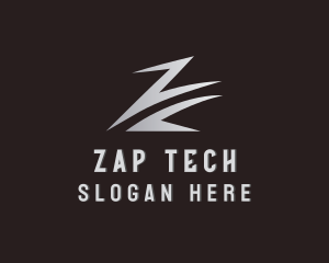 Swoosh Tech Letter Z logo design