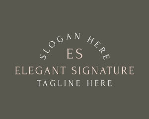 Elegant Luxury Minimalist logo design