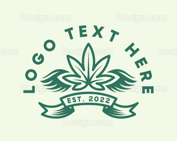 Marijuana Herb Plant Logo