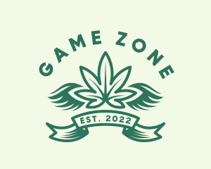 Marijuana Herb Plant logo