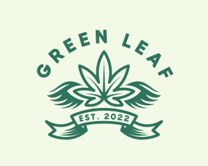 Marijuana Herb Plant logo