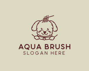 Puppy Dog Grooming logo design