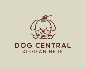 Puppy Dog Grooming logo design