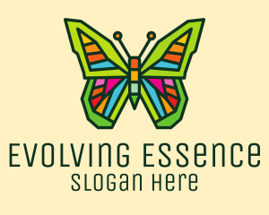 Colorful Butterfly Garden logo design