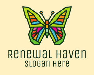 Colorful Butterfly Garden logo design