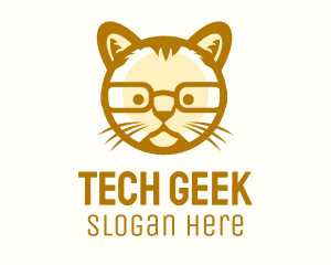 Geek Cat Glasses logo