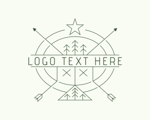 Forest - Forest Arrow Star logo design