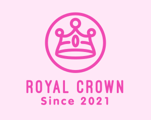 Pink Monarch Crown logo